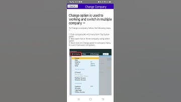 How To Change Company In Tally Prime