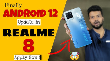 Android 12 Update in REALME 8 🔥 Realme UI 3.0