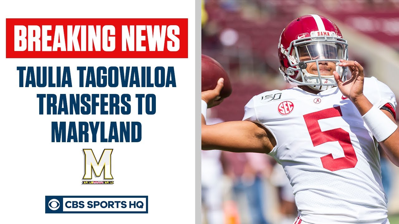 Why did Taulia Tagovailoa transfer from Alabama to Maryland ...