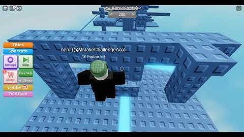 No Jumping (Per) Difficulty Chart Obby: 200-201 (Roblox)