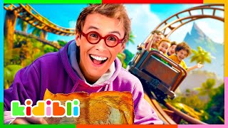 I Ride Roller Coasters At Portaventura World | Fun Educational Videos For Kids | Kidibli