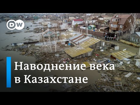 Видео: Наводнение века в Казахстане: затоплены тысячи домов