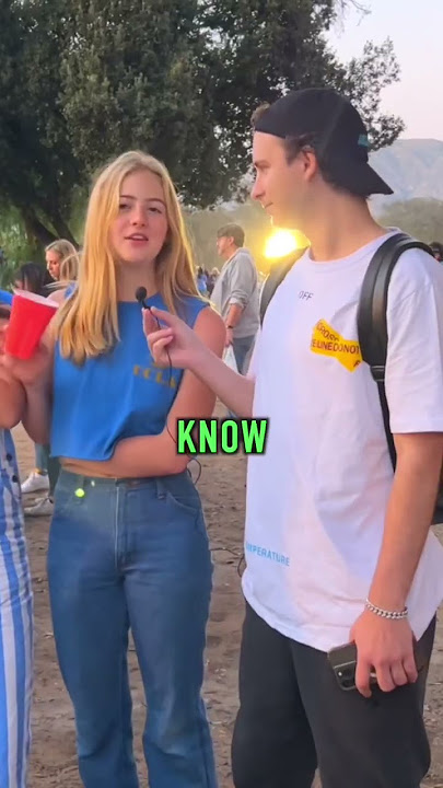 Her crazy hookup story! #shorts #interview #funny