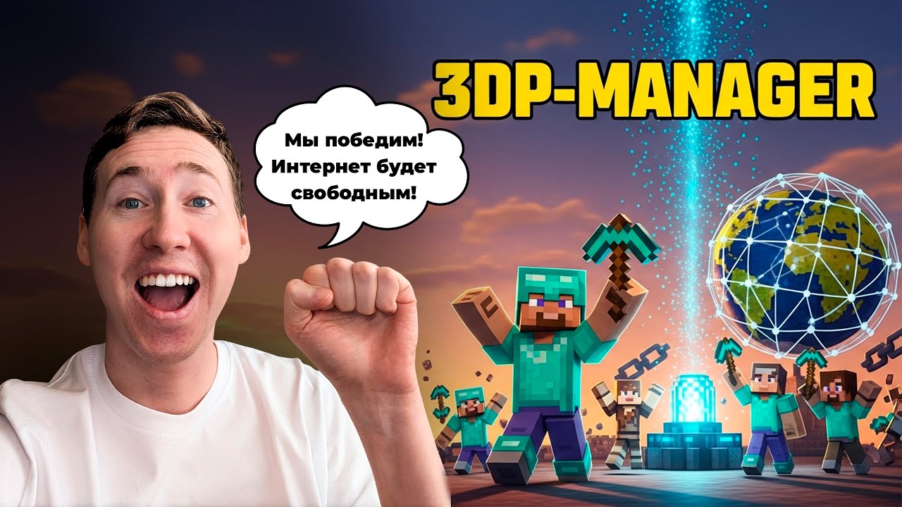 Интернет будет свободным! Я создал программу для умного ВПН: 3DP-MANAGER
