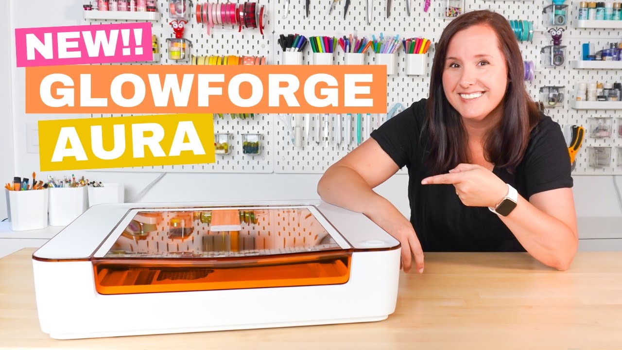 NEW Glowforge® Aura Laser Cutter - Sweet Red Poppy