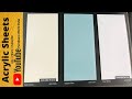 Acrylic Sheet Colors and Kitchen Designs #HWI