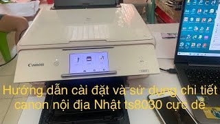 Detailed Setup and User Guide for the Japanese Domestic Canon TS8030: Scanning, Copying, and More...