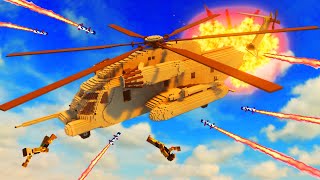 Realistic Helicopter Shootdowns & Crashes 41  Teardown