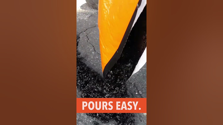 Instant Asphalt Repair - Perma-Patch #asphalt #concrete #diy #contractor #asmr