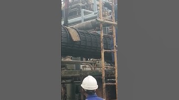 How to pulling the bundle #bundle #heatexchanger #mct #forklift #mechanical