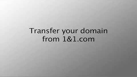 Transfer Your Domains From 1and1.com (ionos) to Evolve