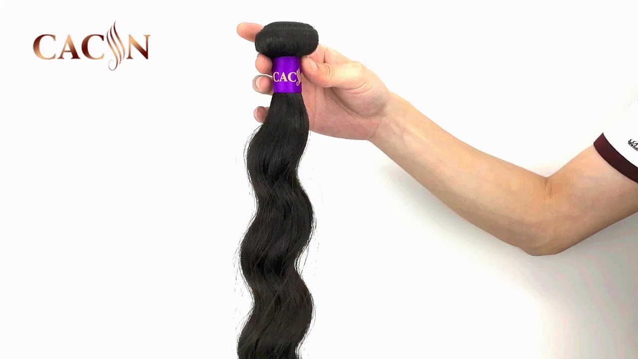 Cacin Natural Wave Raw Virgin Hair Top Quality Weave Hair 100