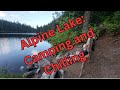 Solo camping at olallie lake  amputee outdoors   solohiking hiking solocamping