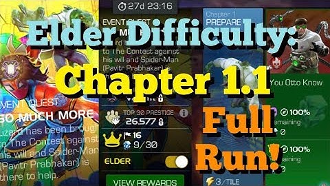 MCOC - Event Quest: So Much More (November 2025) - Elder Difficulty - Chapter 1.1 - Full Run!!