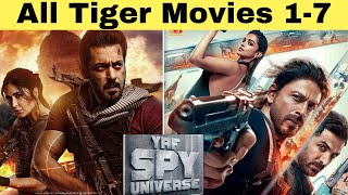 All Tiger Movies 2012 - 2025 | How to watch YRF Spy Universe movies in order | Tiger 3 Full Movies