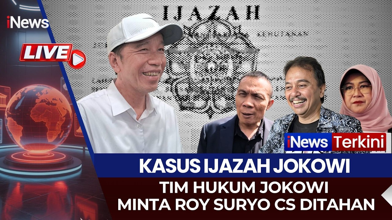 🔴LIVE KASUS IJAZAH JOKOWI, TIM HUKUM JOKOWI MINTA ROY SURYO CS DITAHAN (27/02)