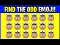 FIND THE ODD EMOJI! O15042 Find the Difference Spot the Difference Emoji Puzzles PLO
