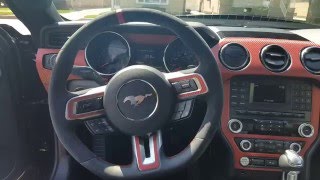 American Muscle Dash Kit, GT350R steering wheel, MMD Grille and Hood Scoop