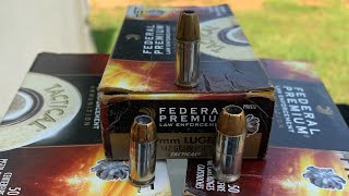 9MM VS .40S&W VS .45ACP Federal HST Gel Comparison Test