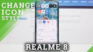 How to Change Icon Size on REALME 8 – Update Icon Size