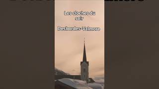 Les cloches du soir / Marceline Desbordes-Valmore #poèmes #marcelinedesbordesvalmore Les cloches du soir / Marceline Desbordes-Valmore #poèmes #marcelinedesbordesvalmore