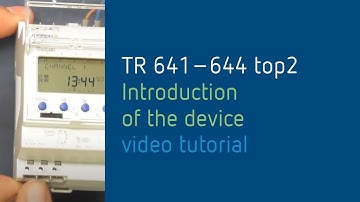Digital time #switch with yearly program TR 641 - 644 top2, general and #programming