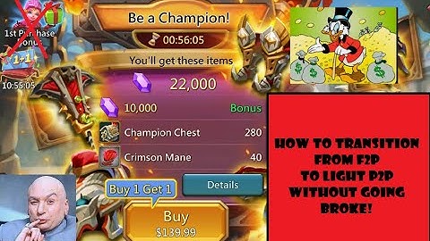 Lords Mobile - How to transition from F2P to light P2P without going broke!  Analyzing packs