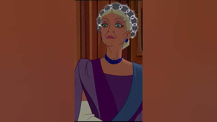 Movie: Anastasia, The moment the Dowager Empress realizes it's really Anastasia