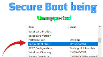 Secure Boot being Unsupported Fix on Windows 10/11