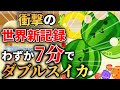 【世界記録】ダブルスイカ作成RTAー7:29.36【大幅更新】【人類の限界へ】【スイカゲーム】