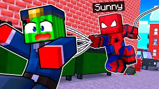 Becoming SPIDERMAN In Minecraft!