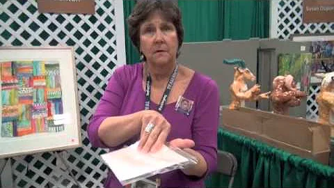 Connie Clanton explains her print works