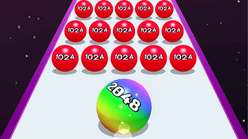 Ball Run 2048 All Levels Gameplay Walkthrough New Update Max Level Android iOS Levels 21-24