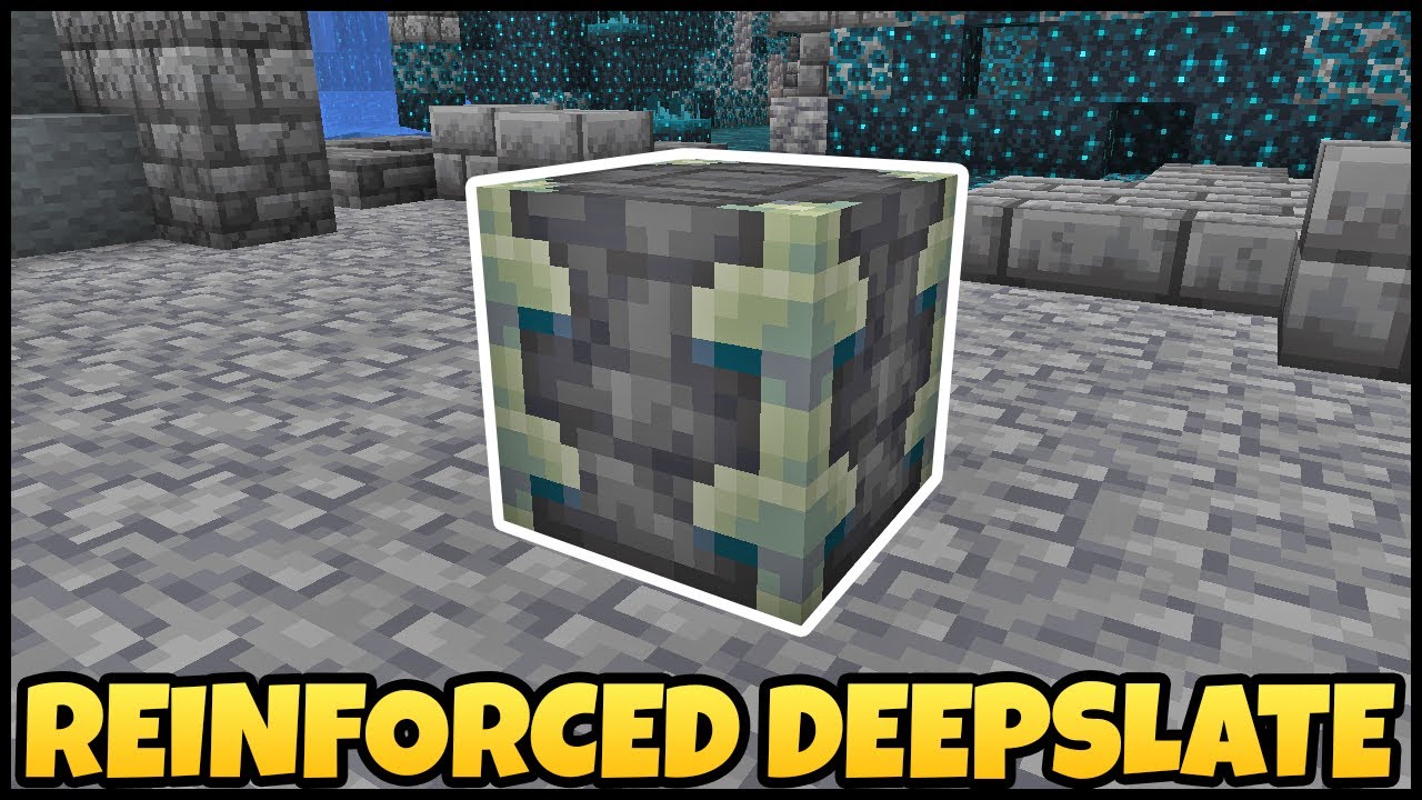 Can You Get REINFORCED DEEPSLATE In MINECRAFT - YouTube