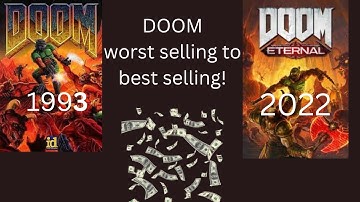 DOOM GAMES RANKED FROM WORST SELLING TO BEST SELLING(2022)
