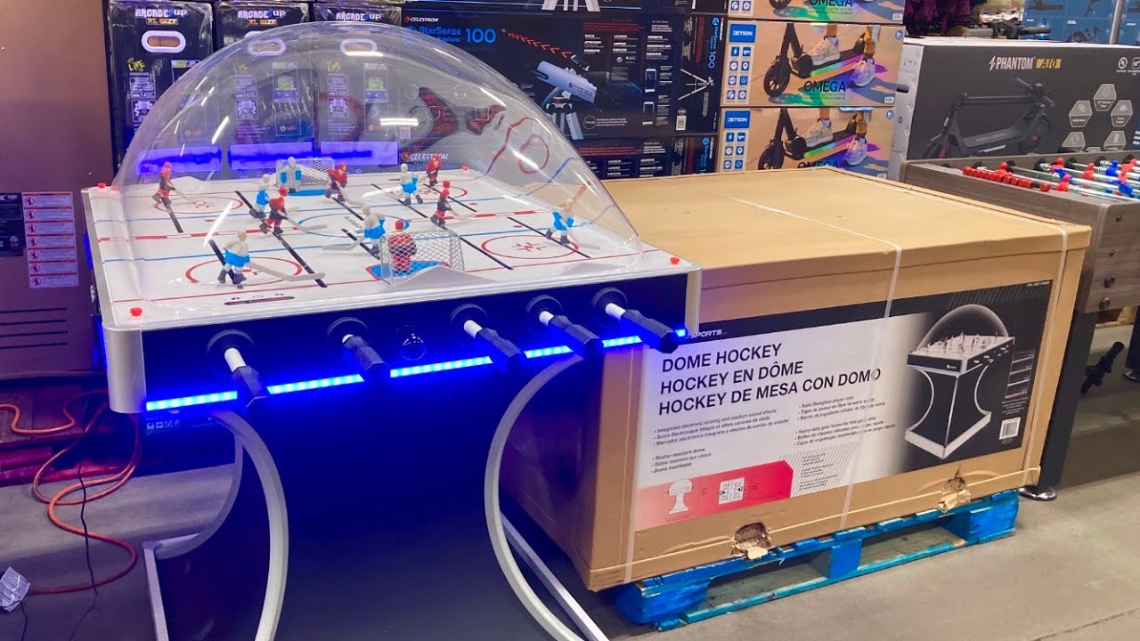 MD SPORTS DOME HOCKEY WITH ELECTRONIC SCORER BUBBLE HOCKEY AT COSTCO ...