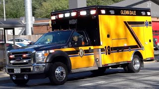 Glenn Dale Fire Association Ambulance 818 Responding