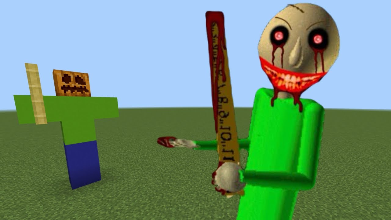 Nightmare Baldi Addon in Minecraft PE