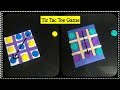 DIY Tic Tac Toe Game - 2 Ways! | diy games | DIY crafts