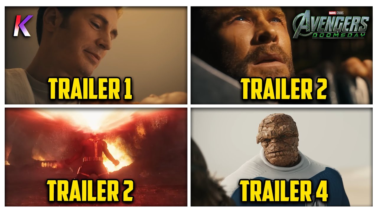 Все четыре тизер-трейлера к фильму «Мстители: Судный день»!