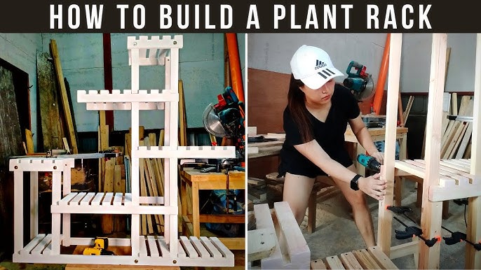 DIY Wood Plant Stand Anyone Can Build - Mod Podge Rocks