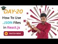 React useEffect Hook, JSON File, API Methods,Fetch API Explained in Telugu| React JS Telugu Tutorial