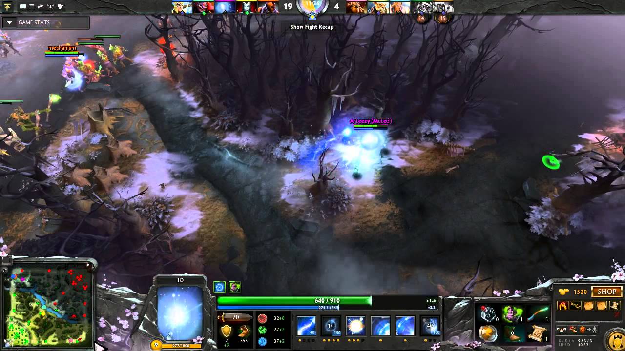 Arteezy (Io) Gameplay Dota 2