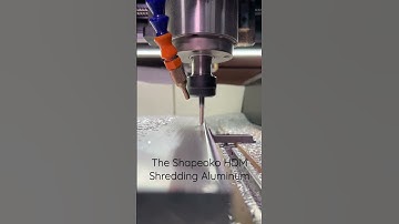 The Carbide 3D Shapeoko HDM doing HDM Things.