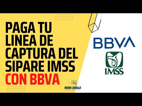 Como pagar SIPARE IMSS en portal Bancario BBVA