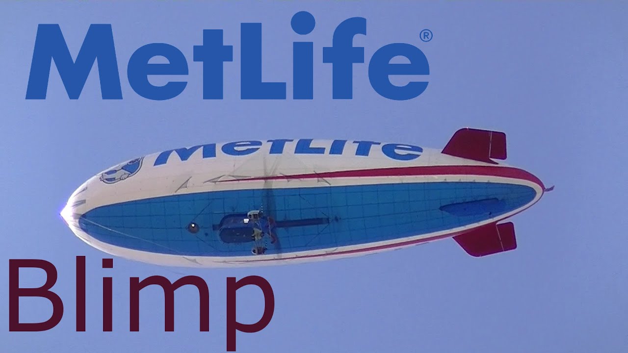 Metlife Blimp Flyover YouTube