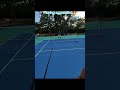 Playing aggressive 🔥 Wild pickleball mixed doubles point. Ray Ban Meta Wayfarer Gen 1s POV Tennis
