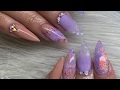 How to: Almond Shaped Mylar Encapsulated Acrylic Nails