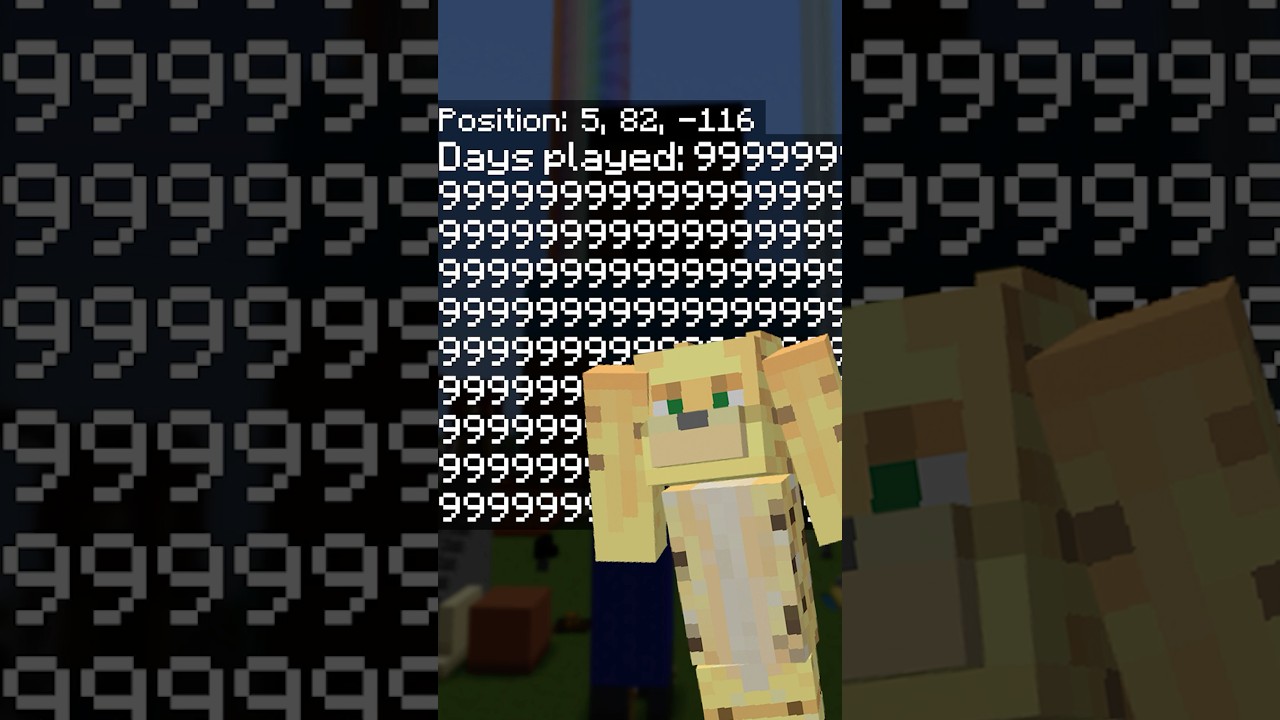 What Is The MOST Days Played In Minecraft?
