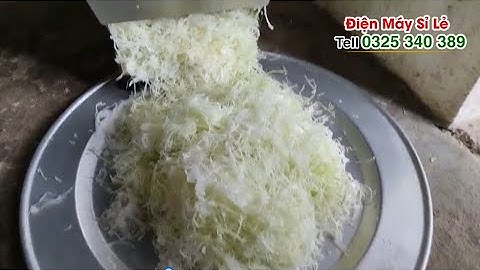 Cách thái sợi bắp cải, thái salad bắp cải vừa mỏng vừa nhanh với máy bào sợi bắp cải, bắp sú